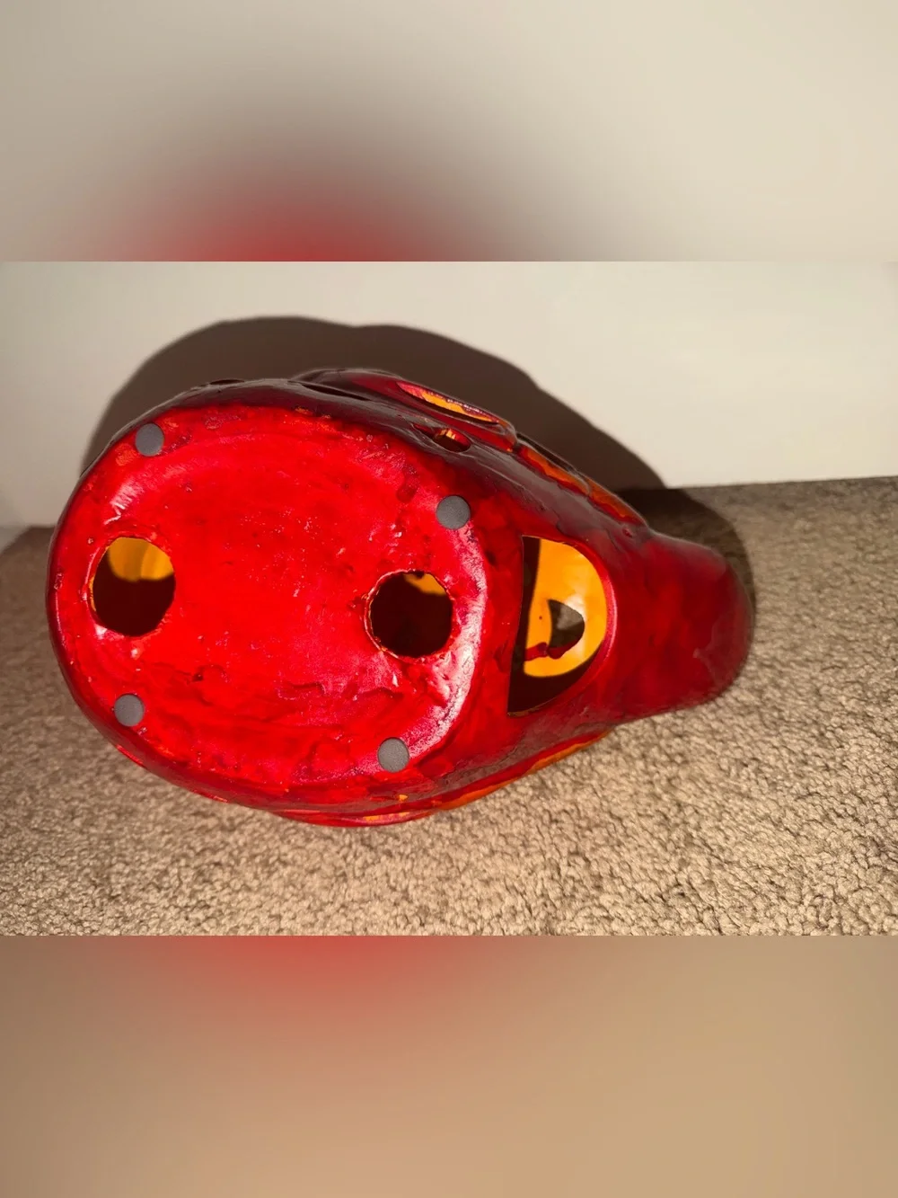 Ceramic Cardinal Accent Lamp/Tealight